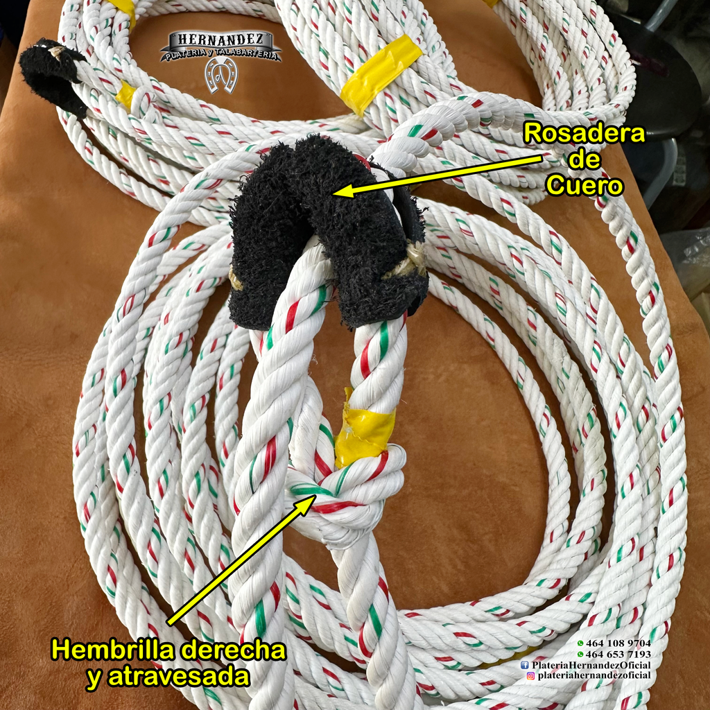 Soga Blanco Jaspe Verde Rojo